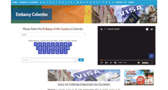 Desktop Screenshot of embassycolombo.com